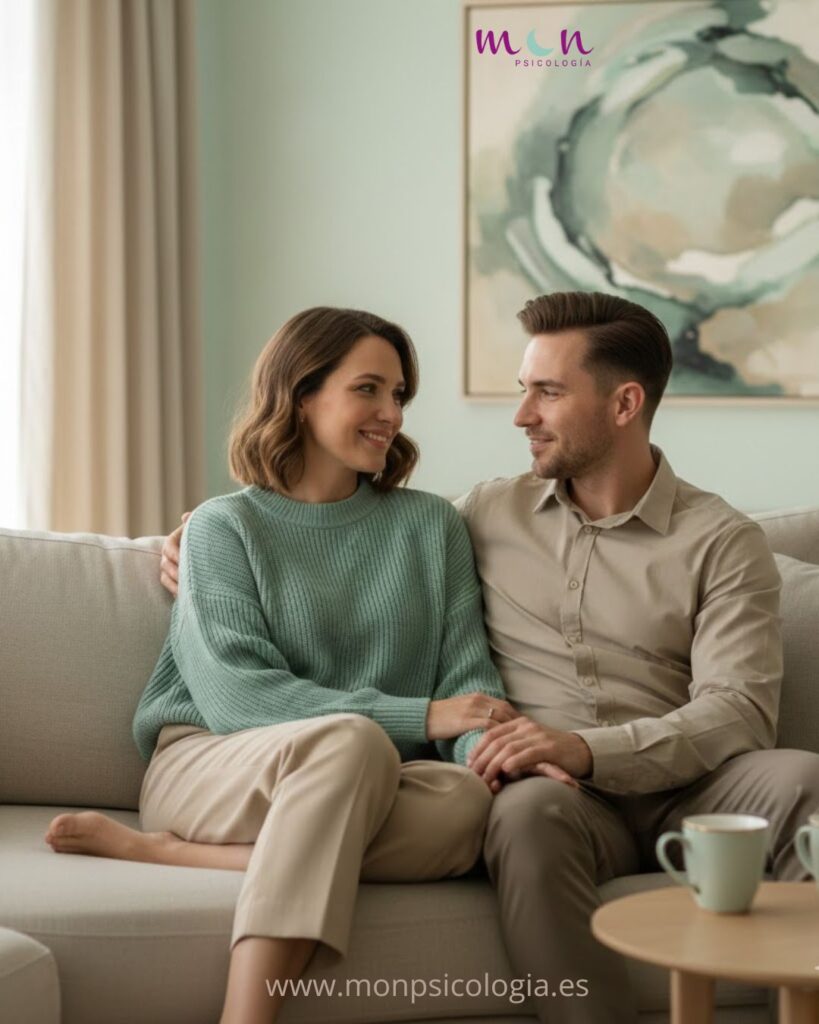 terapia de pareja: mejorar la comunicación y cuidar el vínculo (Mon Psicología, Guadalajara y Madrid).